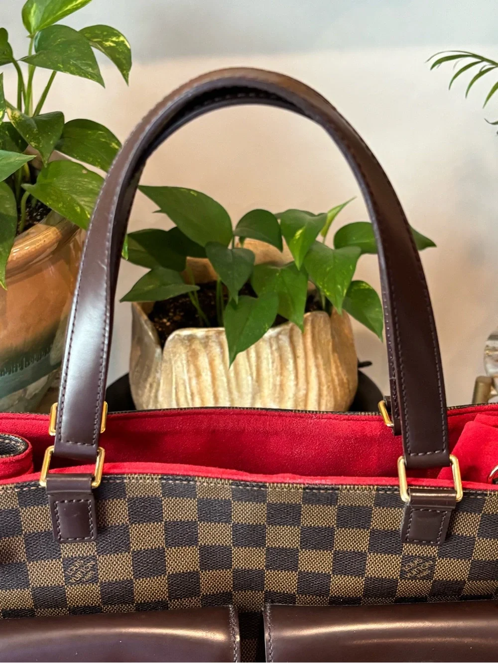 Vintage LOUIS VUITTON Ebene Canvas Tote
